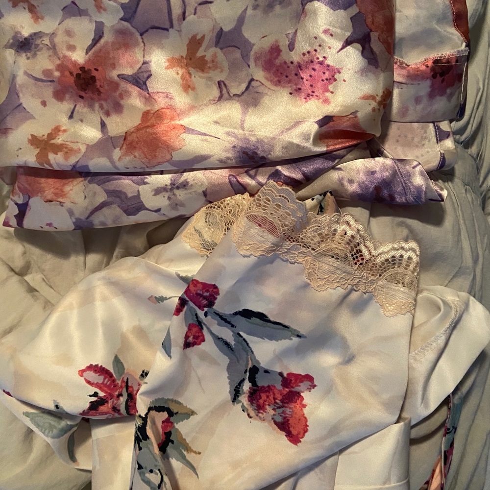 Two Satin Robes
